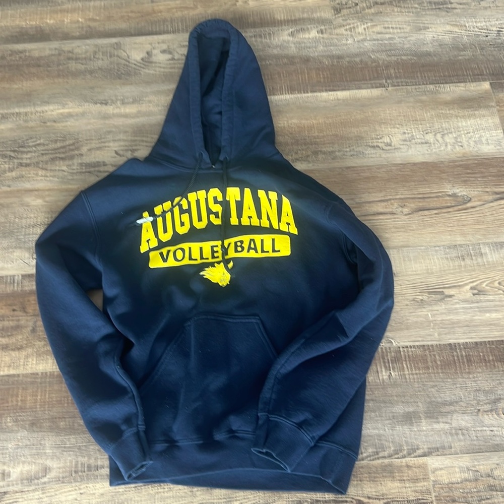 Augustana Volleybal Size small navy hoodie